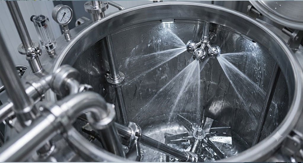 The Benefits of Stainless Steel Fixed Spray Balls in Pharma Plants